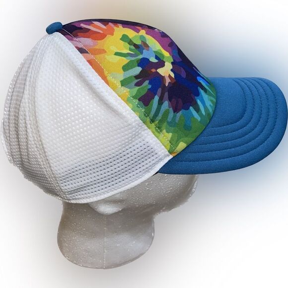 NWOT Merrell Ranger Multicolor Splatter Pattern Mesh Snapback Trucker Hat - Picture 2 of 7